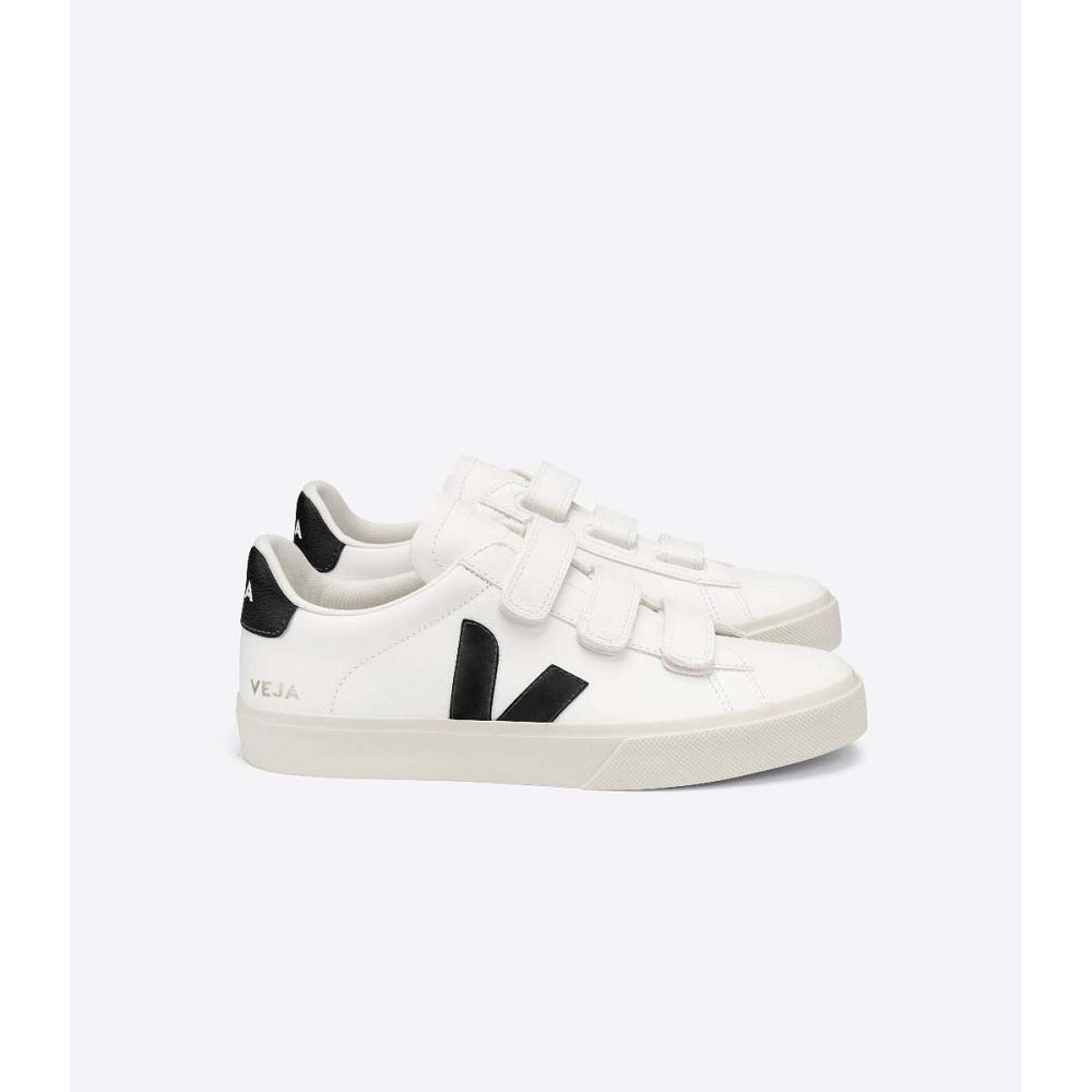 Veja RECIFE CHROMEFREE Joggesko Dame White/Black | NO 622GSO